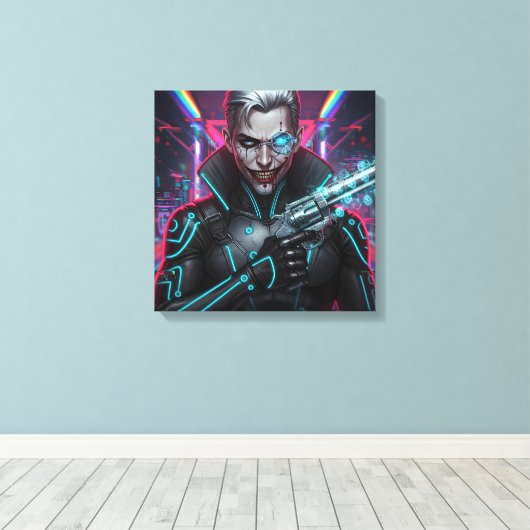 Chrome Harlequin Canvas (Insitu (Houten vloer))