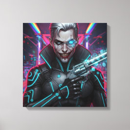 Chrome Harlequin Canvas Afdruk