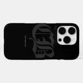 Chrome Hearts Geïnspireerde Moderne Minimalistisch Case-Mate iPhone Case (Achterkant (horizontaal))