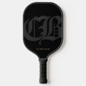 Chrome Hearts geïnspireerde moderne minimalistisch Pickleball Paddle (Voorkant)