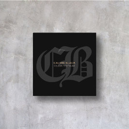 Chrome Hearts Professioneel Moderne Minimalistisch Vierkante Visitekaartje