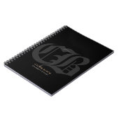Chrome Hearts professionele moderne minimalistisch Notitieboek (Linkerzijde)