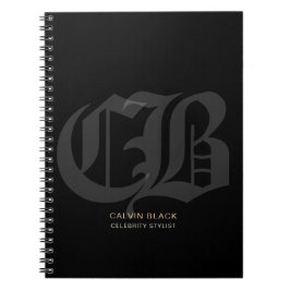 Chrome Hearts professionele moderne minimalistisch Notitieboek
