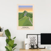 Chrome Hill Peak District Reisposter Poster (Thuiskantoor)