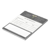 Chrome holografische 3D Caduceus medische afspraak Notitieblok (Linkerzijde)