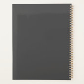 Chrome Holographic 3D Caduceus Medical Planner (Achterkant)