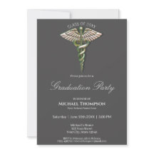 Chrome Holographic Caduceus Afstuderen