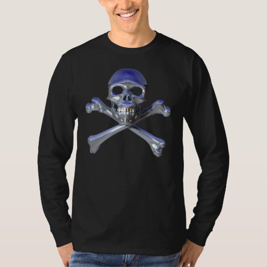Chrome Jolly Roger T-shirt (Voorkant)