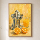 Chrome Juicer & Oranjehelften Watercolour Poster