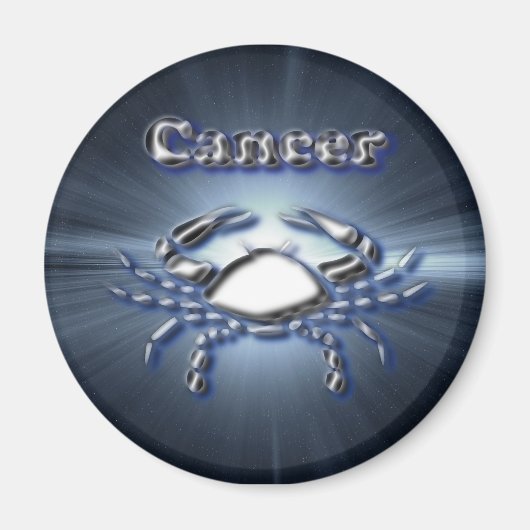 Chrome kanker magneet (Voorkant)