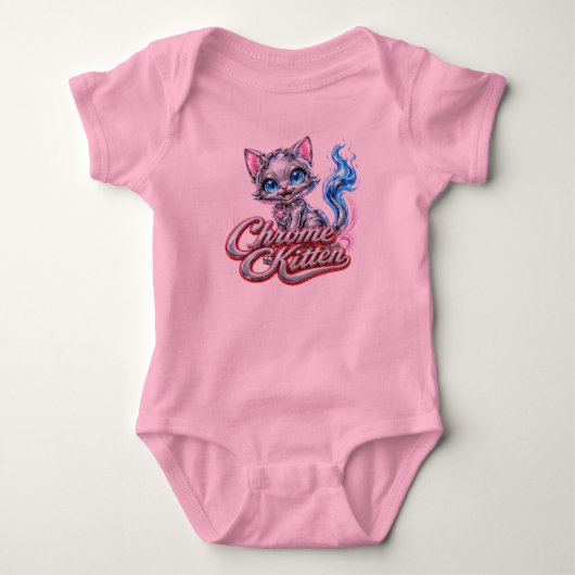 Chrome Kitten Baby Bodypakje Romper (Voorkant)