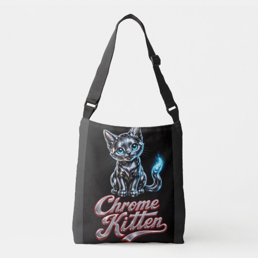 Chrome Kitten Cool Hoodie Crossbody Tas (Voorkant)
