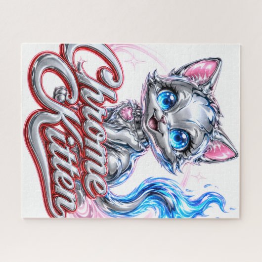 Chrome Kitten Design, Puzzel  (Horizontaal)