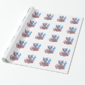 CHROME KITTEN Glanzende Inpakpapier (Uitgerold)