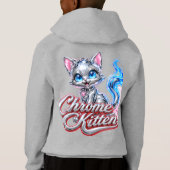 Chrome Kitten Jeugd Hoodie (Achterkant)