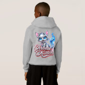 Chrome Kitten Jeugd Hoodie (Achterkant volledig)