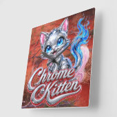 Chrome Kitten Outback Purrer Klok (Hoek)