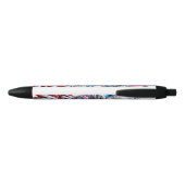 Chrome Kitten Pen met zwarte inkt (Achterkant)