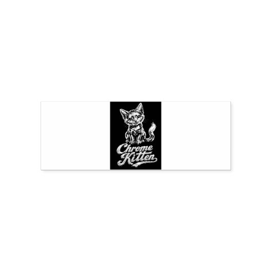 Chrome Kitten Stempelstamper Zelfinktende Stempel (Design)