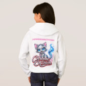 Chrome Kitten " Supacute" Hoodie (Achterkant volledig)