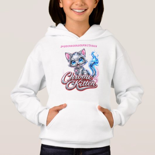Chrome Kitten " Supacute" Hoodie (Voorkant)