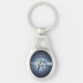 Chrome Libra Sleutelhanger (Voorkant)