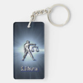 Chrome Libra Sleutelhanger (achterkant)