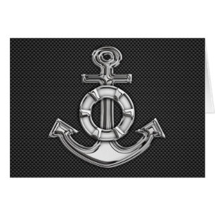 Chrome Lifesaver Anchor op koolstofvezel