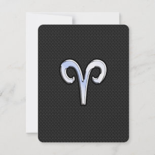 Chrome like Aries Zodiac Sign