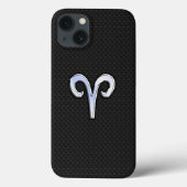 Chrome like Aries Zodiac Sign Case-Mate iPhone Case (Achterkant)