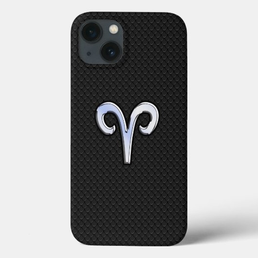 Chrome like Aries Zodiac Sign Case-Mate iPhone Case (Achterkant)
