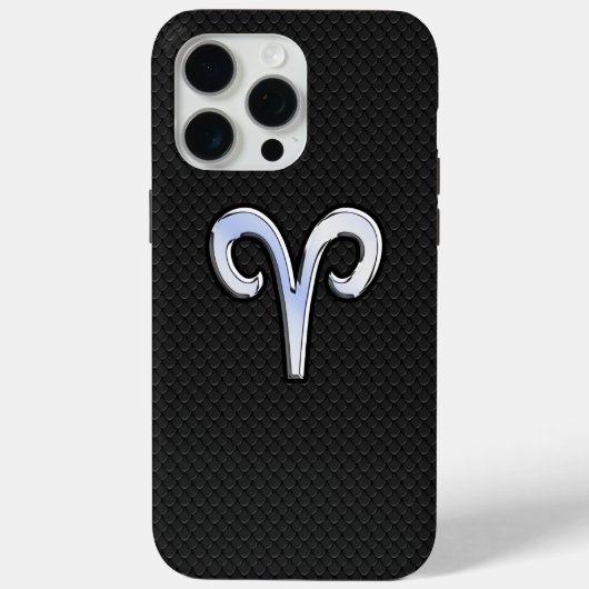 Chrome like Aries Zodiac Sign Case-Mate iPhone Case (Achterkant)