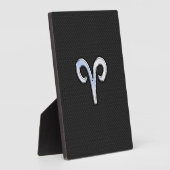 Chrome like Aries Zodiac Sign Fotoplaat (Zijkant)