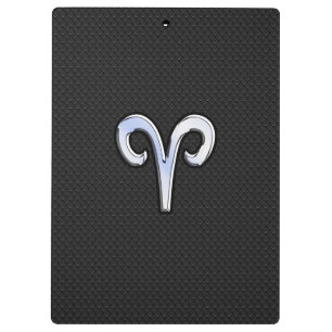 Chrome Like Aries Zodiac Symbol Klembord