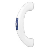 Chrome like Cancer Sign op Blue Digital Camo Keramische Kastgreep (Zijkant)