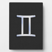 Chrome like Gemini Zodiac Sign Fotoplaat (voorkant)
