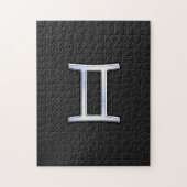 Chrome like Gemini Zodiac Sign Legpuzzel (Verticaal)