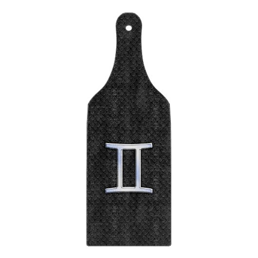 Chrome like Gemini Zodiac Sign Snijplank (Voorkant)