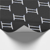 Chrome like Gemini Zodiac Symbol Cadeaupapier (Hoek)