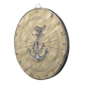 Chrome like Rope Anchor in the Sand Dartbord (Voorkant Rechts)