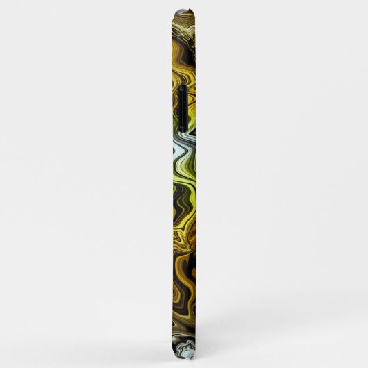 Chrome Liquid Metallic Gold Silver Cool Case-Mate iPhone Case (Achterkant/rechts)