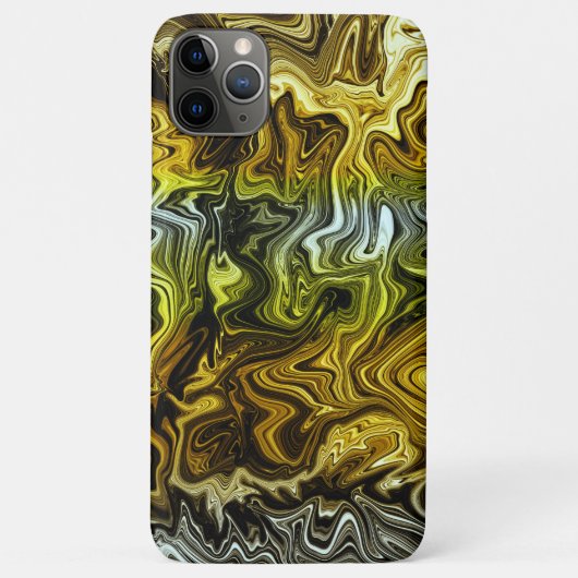 Chrome Liquid Metallic Gold Silver Cool Case-Mate iPhone Case (Achterkant)
