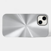 Chrome look Case-Mate iPhone case (Achterkant (horizontaal))