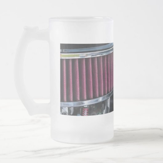 Chrome luchtinlaat Frosted Mok (Links)