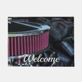 Chrome luchtinlaat welkomstdeurmat deurmat (Voorkant)