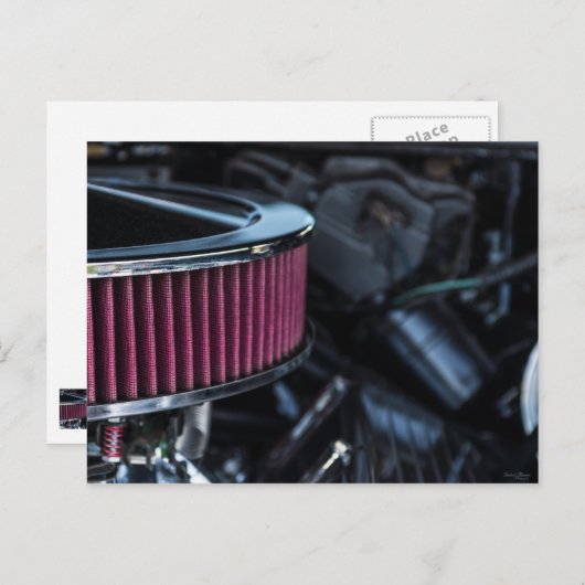 Chrome luchtinname briefkaart (Voorkant / Achterkant)