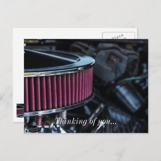 Chrome luchtinname briefkaart (Voorkant / Achterkant)