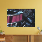 Chrome luchtinname canvas afdruk (Insitu (Woonkamer))