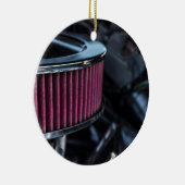 Chrome luchtinname keramisch ornament (Rechts)