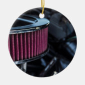 Chrome luchtinname keramisch ornament (Voorkant)